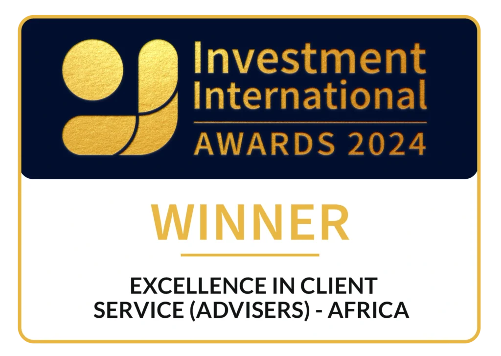 Investment international awards 2024 Excellence in Client Service (Advisers) - Africa